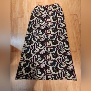 Vintage 1960’s Nelly de Grab Floral Tapestry Brocade Maxi Skirt size S